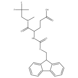 4-[(2,2-difluoropropyl)(methyl)carbamoyl]-4-({[(9H-fluoren-9-yl)methoxy]carbonyl}amino)butanoic acid Structure