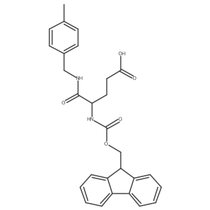 4-({[(9H-fluoren-9-yl)methoxy]carbonyl}amino)-4-{[(4-methylphenyl)methyl]carbamoyl}butanoic acid Structure