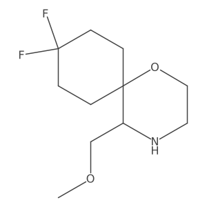 9,9-Difluoro-5-(methoxymethyl)-1-oxa-4-azaspiro[5.5]undecane Structure