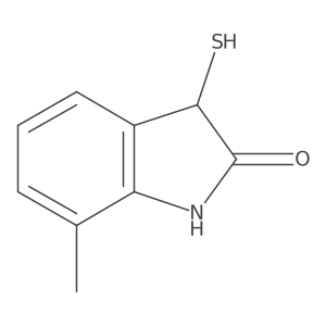 7-methyl-3-sulfanyl-2,3-dihydro-1H-indol-2-one Structure