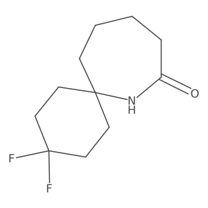 3,3-Difluoro-7-azaspiro[5.6]dodecan-8-one Structure