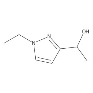 (1R)-1-(1-ethyl-1H-pyrazol-3-yl)ethan-1-ol Structure