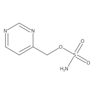 (Pyrimidin-4-yl)methyl sulfamate结构式