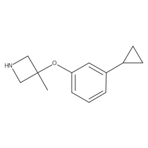 3-(3-Cyclopropylphenoxy)-3-methylazetidine Structure