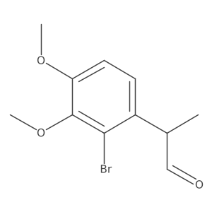 2-(2-Bromo-3,4-dimethoxyphenyl)propanal结构式