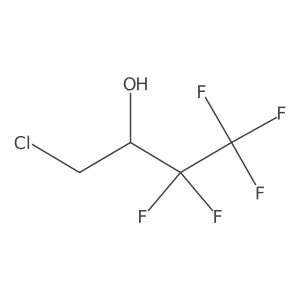 1-Chloro-3,3,4,4,4-pentafluorobutan-2-ol结构式