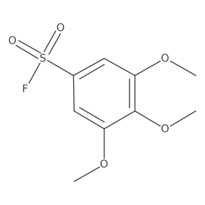 3,4,5-Trimethoxybenzene-1-sulfonyl fluoride结构式