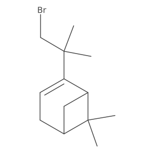 2-(1-Bromo-2-methylpropan-2-yl)-6,6-dimethylbicyclo[3.1.1]hept-2-ene Structure