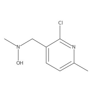 N-[(2-chloro-6-methylpyridin-3-yl)methyl]-N-methylhydroxylamine Structure