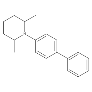 1-(4 inverted exclamation mark-Biphenylyl)-2,6-dimethylpiperidine Structure