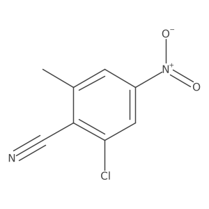 2-Chloro-6-methyl-4-nitrobenzonitrile Structure