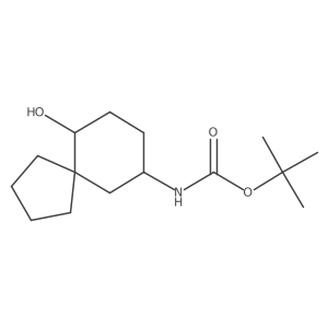 tert-butyl N-{10-hydroxyspiro[4.5]decan-7-yl}carbamate Structure