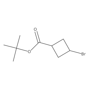 cis-Tert-butyl 3-bromocyclobutane-1-carboxylate Structure