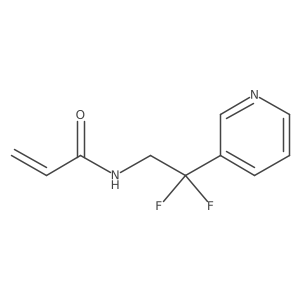 N-(2,2-Difluoro-2-(pyridin-3-yl)ethyl)acrylamide结构式