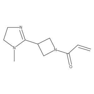 1-[3-(1-methyl-4,5-dihydro-1H-imidazol-2-yl)azetidin-1-yl]prop-2-en-1-one Structure