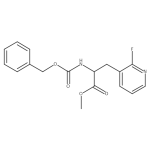 Methyl 2-{[(benzyloxy)carbonyl]amino}-3-(2-fluoropyridin-3-yl)propanoate Structure