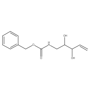benzyl N-(2,3-dihydroxypent-4-en-1-yl)carbamate Structure