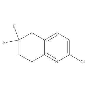 2-Chloro-6,6-difluoro-5,6,7,8-tetrahydroquinoline Structure