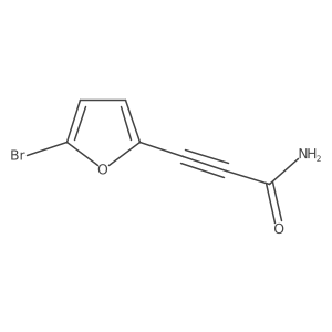 3-(5-Bromo-2-furanyl)-2-propynamide Structure