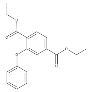 1,4-Diethyl 2-phenoxy-1,4-benzenedicarboxylate Structure