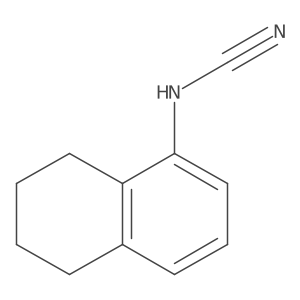 Cyanamide, (5,6,7,8-tetrahydro-1-naphthalenyl)- Structure