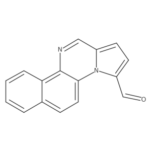 Benzo[f]pyrrolo[1,2-a]quinoxaline-3-carbaldehyde Structure