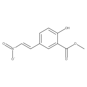 Methyl 2-hydroxy-5-(2-nitroethenyl)benzoate Structure