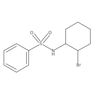 rel-N-[(1R,2R)-2-Bromocyclohexyl]benzenesulfonamide Structure