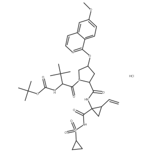 BMS-605339 hydrochloride结构式