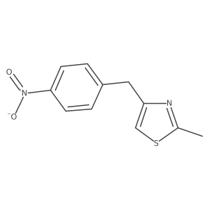 2-Methyl-4-(4-nitrobenzyl)-1,3-thiazole Structure