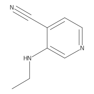 3-(ethylamino)-4-Pyridinecarbonitrile Structure