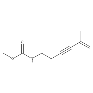 Methyl N-(5-methyl-5-hexen-3-yn-1-yl)carbamate Structure