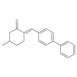 (5R)-2-([1,1a(2)-Biphenyl]-4-ylmethylene)-5-methylcyclohexanone结构式