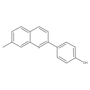 4-(7-Methyl-2-quinolinyl)phenol Structure