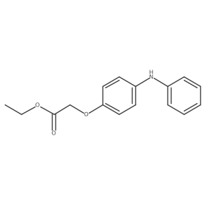 Ethyl 2-[4-(phenylamino)phenoxy]acetate结构式