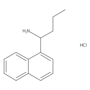1-(Naphthalen-1-yl)butan-1-amine hydrochloride Structure
