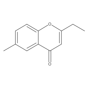 2-Ethyl-6-methyl-4H-1-benzopyran-4-one结构式