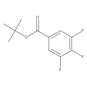 Tert-butyl 3,4,5-trifluorobenzoate结构式