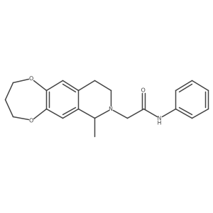 2-(7-methyl-2,3,4,7,9,10-hexahydro-[1,4]dioxepino[2,3-g]isoquinolin-8-yl)-N-phenylacetamide Structure
