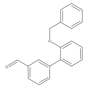 2'-(Benzyloxy)[1,1'-biphenyl]-3-carbaldehyde结构式