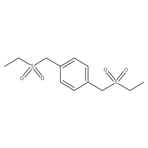 1,4-Bis[(ethylsulfonyl)methyl]benzene Structure