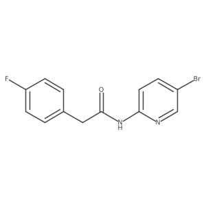 N-(5-bromopyridin-2-yl)-2-(4-fluorophenyl)acetamide Structure