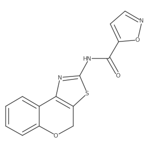 N-(4H-chromeno[4,3-d]thiazol-2-yl)isoxazole-5-carboxamide Structure