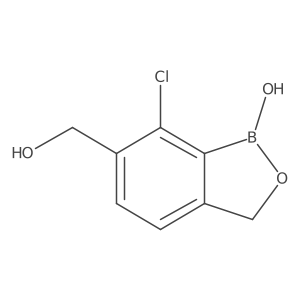 7-Chloro-6-(hydroxymethyl)benzo[c][1,2]oxaborol-1(3H)-ol Structure
