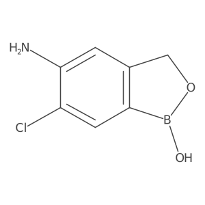 5-Amino-6-chlorobenzo[c][1,2]oxaborol-1(3H)-ol Structure