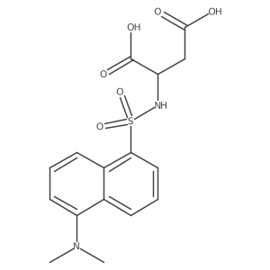 Dansyl-D-aspartic acid结构式