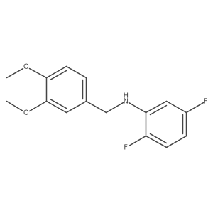 N-[(3,4-dimethoxyphenyl)methyl]-2,5-difluoroaniline结构式