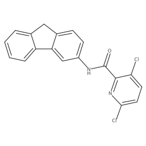 3,6-dichloro-N-(9H-fluoren-3-yl)pyridine-2-carboxamide结构式