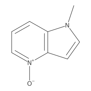 1-Methyl-1H-pyrrolo[3,2-B]pyridine 4-oxide Structure