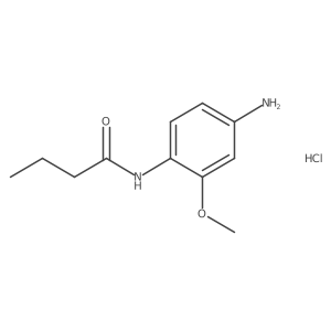 N-(4-Amino-2-methoxyphenyl)butanamide hydrochloride Structure